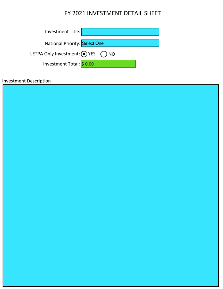 District Level Investment Justification Form - Tennessee, Page 8