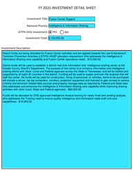 Sample Completed District Level Investment Justification Form - Tennessee, Page 5