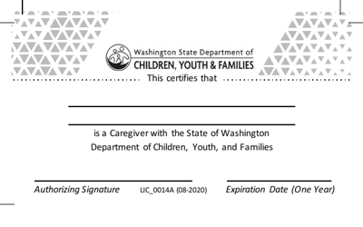 DCYF Form 15-281 Placement Agreement - Washington, Page 5