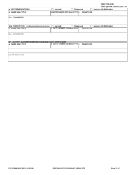 DD Form 1692 Page 1 Engineering Change Proposal (Ecp), Page 2