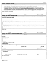 Form IMM0006 Application for Authorization and Statutory Declaration (Extended Family Members) - Canada, Page 2