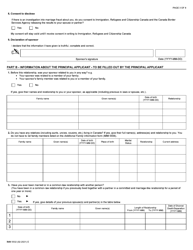 Form IMM5532 Relationship Information and Sponsorship Evaluation Form - Canada, Page 3