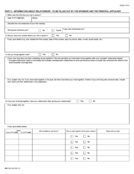 Form IMM5532 Relationship Information and Sponsorship Evaluation Form - Canada, Page 5