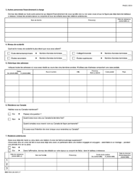 Forme IMM5532 Renseignements Sur La Relation Et Evaluation Du Parrainage - Canada (French), Page 2