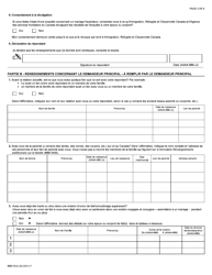 Forme IMM5532 Renseignements Sur La Relation Et Evaluation Du Parrainage - Canada (French), Page 3