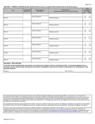Forme IMM5645 Informations Sur La Famille - Visiteurs, Etudiants Et Travailleurs - Canada (French), Page 2