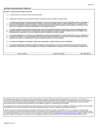 Forme IMM5650 Offre D&#039;emploi Presentee a Un Ressortissant Etranger - Programme Pilote D&#039;immigration Au Canada Atlantique - Canada (French), Page 4