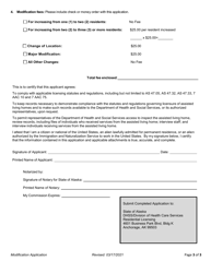 Modification Application for Assisted Living Homes - Alaska, Page 3