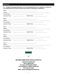 Application for Public Member on the Board of Governors - Florida, Page 9