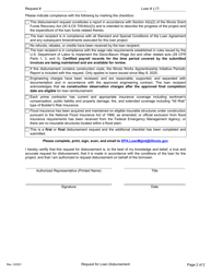 Request for Loan Disbursement - Illinois, Page 2