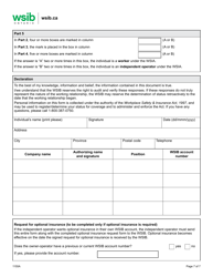 Form 1155A Determining Worker/Independent Operator Status - Retail Industry - Ontario, Canada, Page 7