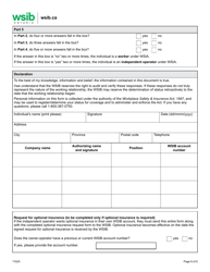 Form 1152A Determining Worker/Independent Operator Status - Taxi Industry - Ontario, Canada, Page 6