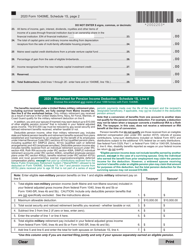 Form 1040ME Schedule 1S Income Subtractions - Maine, Page 2