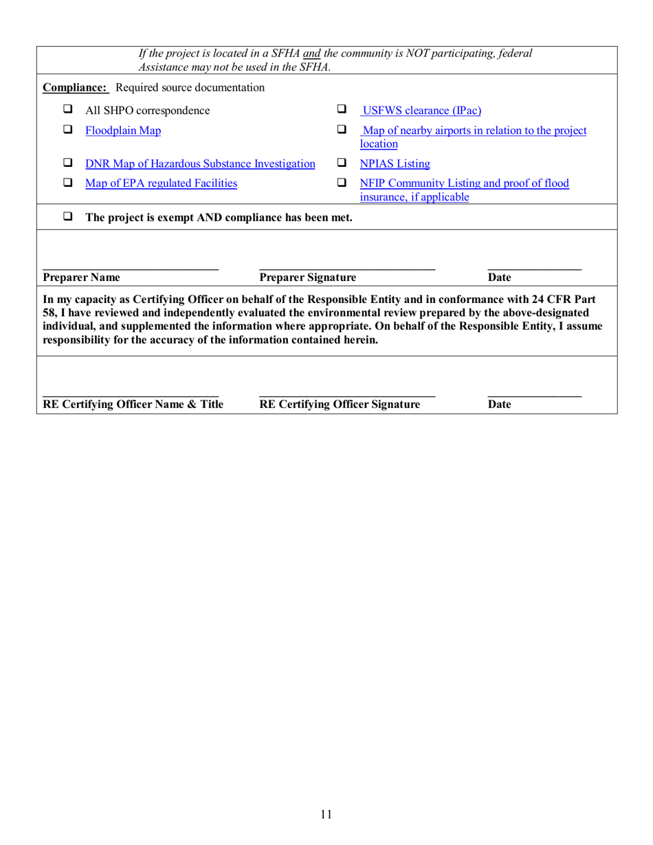 Finding of Exemption for Improvements Related to Disasters  Imminent Threat - Missouri, Page 11