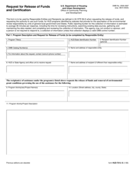 Form HUD-7015.15 Request for Release of Funds and Certification, Page 2