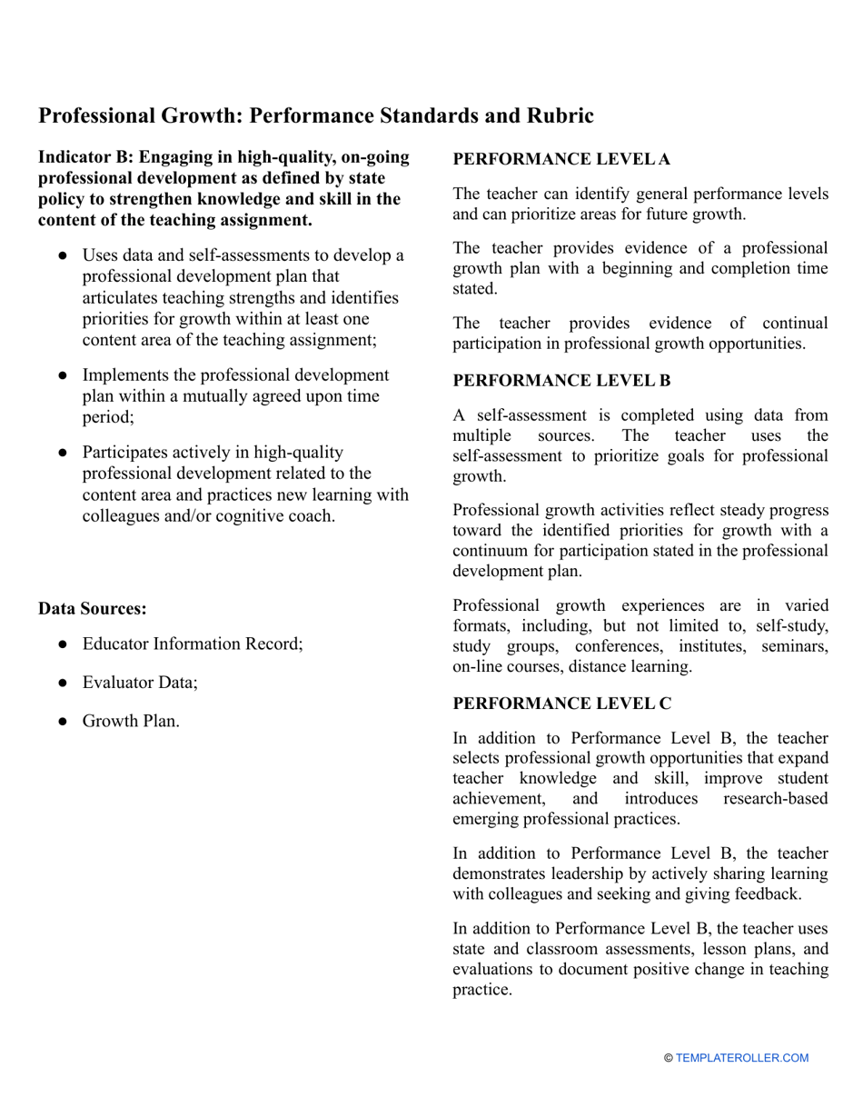 Teacher Evaluation Form for Administrators, Page 12