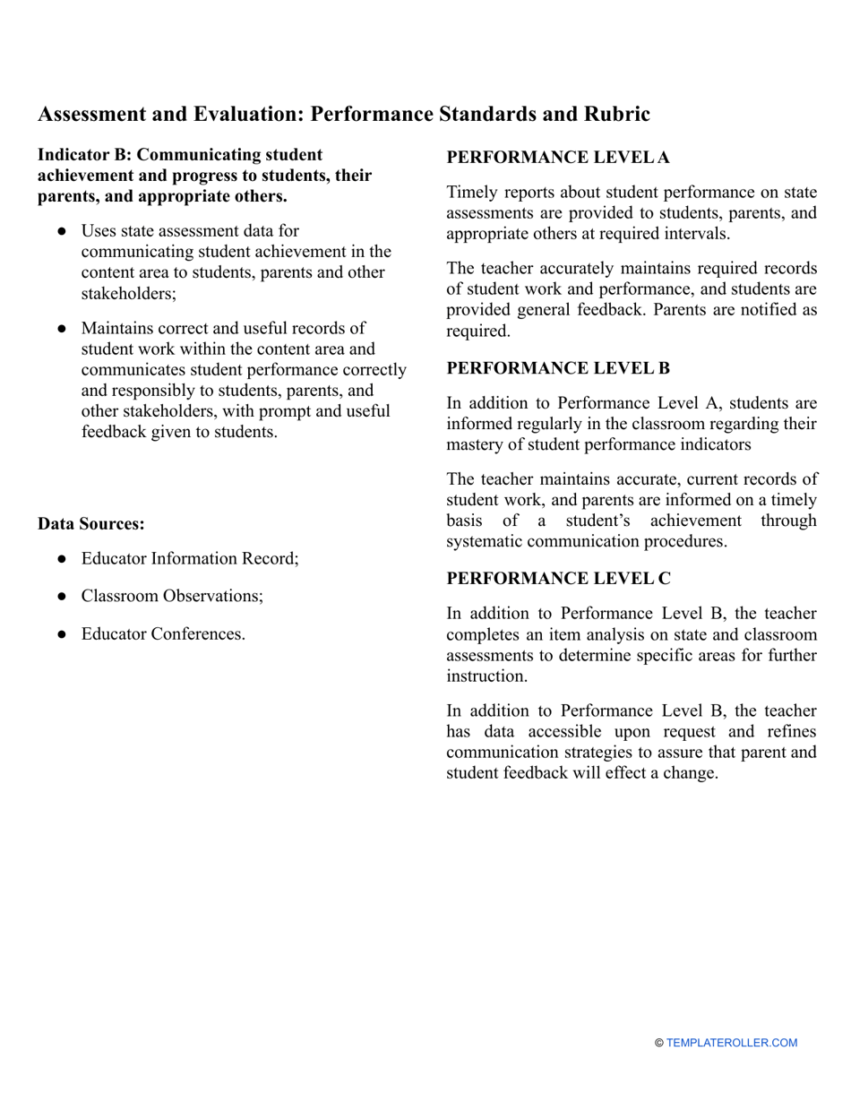 Teacher Evaluation Form for Administrators, Page 7