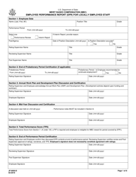 Form JF-0050-D Merit Based Compensation (Mbc) Employee Performance Report (Epr) for Locally Employed Staff, Page 3