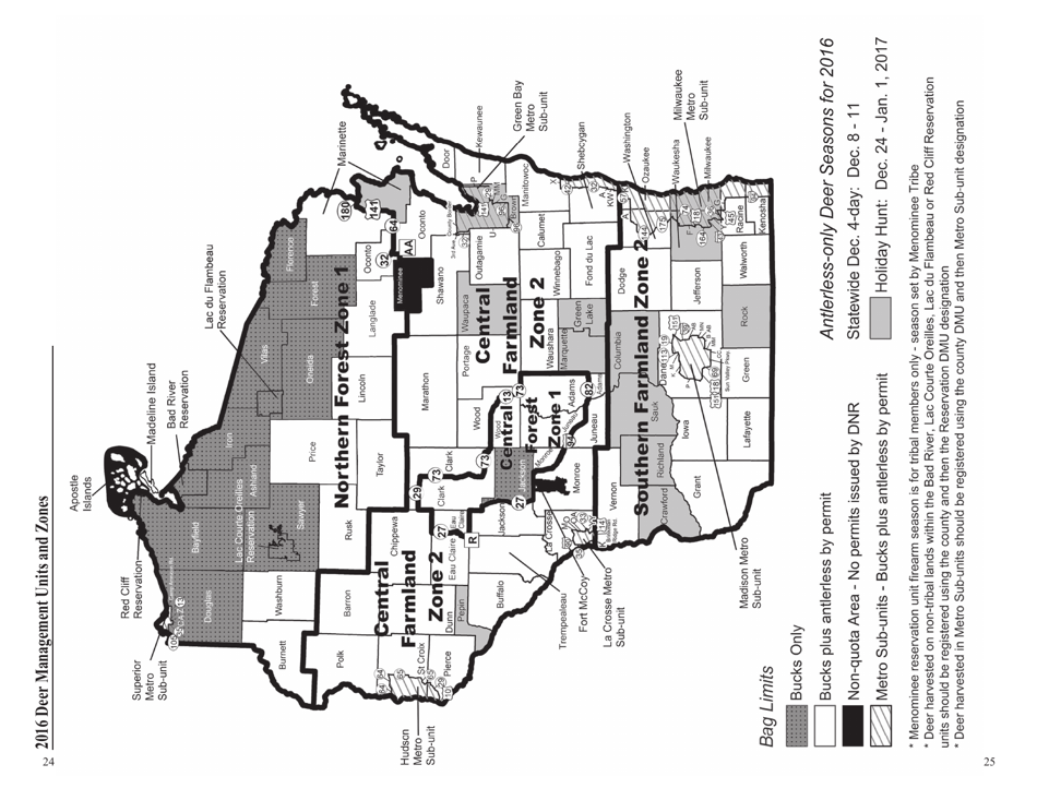 Form PUB-WM-431 Deer Hunting Regulations - Wisconsin, Page 13
