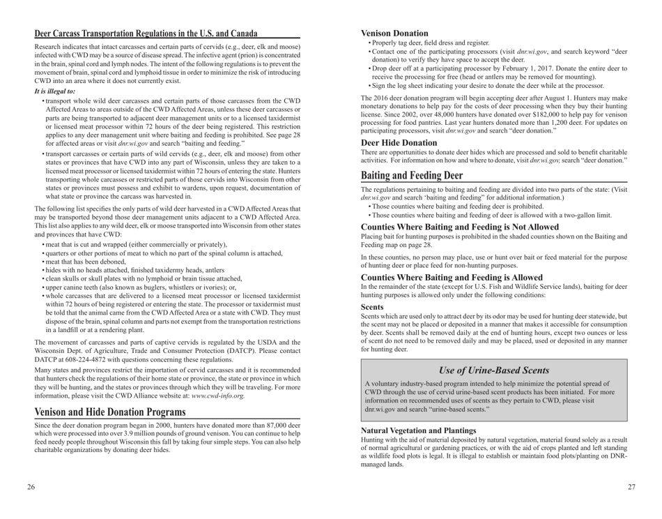 Form PUB-WM-431 Deer Hunting Regulations - Wisconsin, Page 14