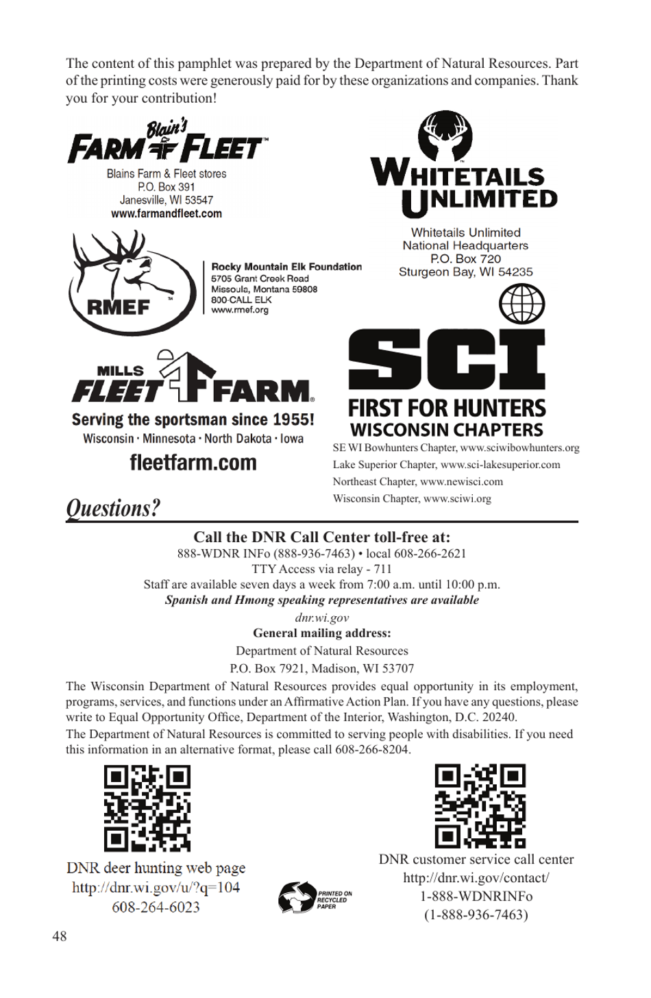 Form PUB-WM-431 Deer Hunting Regulations - Wisconsin, Page 25