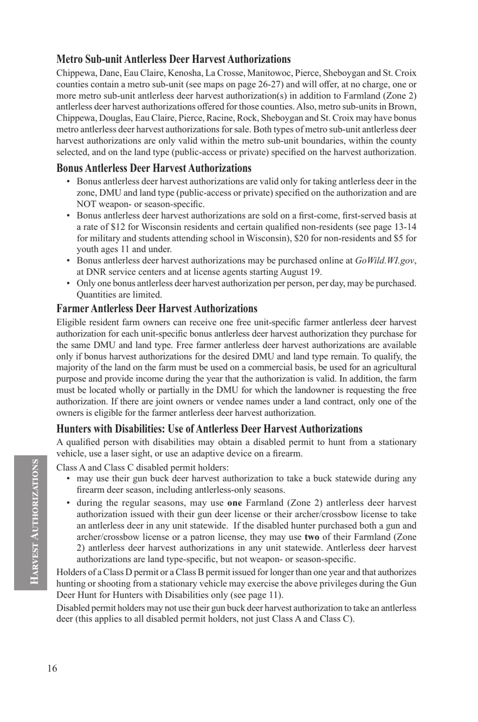 Form PUB-WM-431 Deer Hunting Regulations - Wisconsin, Page 17