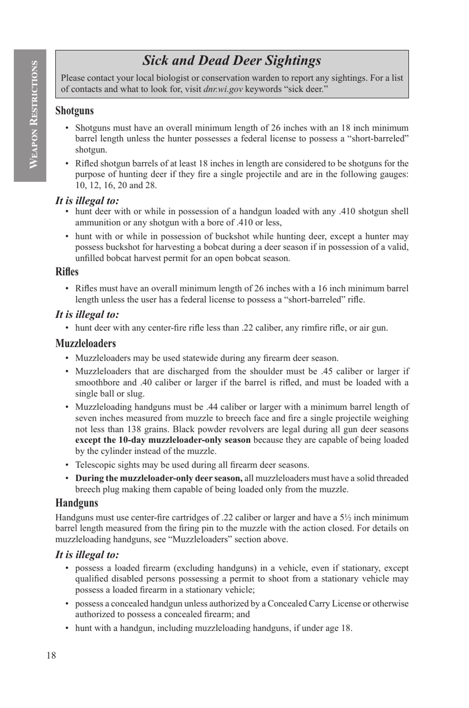 Form PUB-WM-431 Deer Hunting Regulations - Wisconsin, Page 19