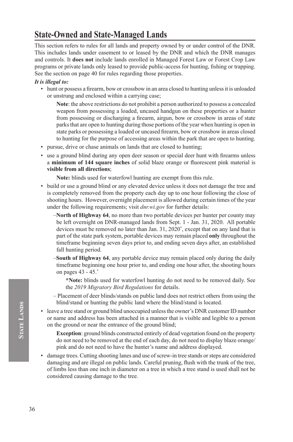 Form PUB-WM-431 Deer Hunting Regulations - Wisconsin, Page 37