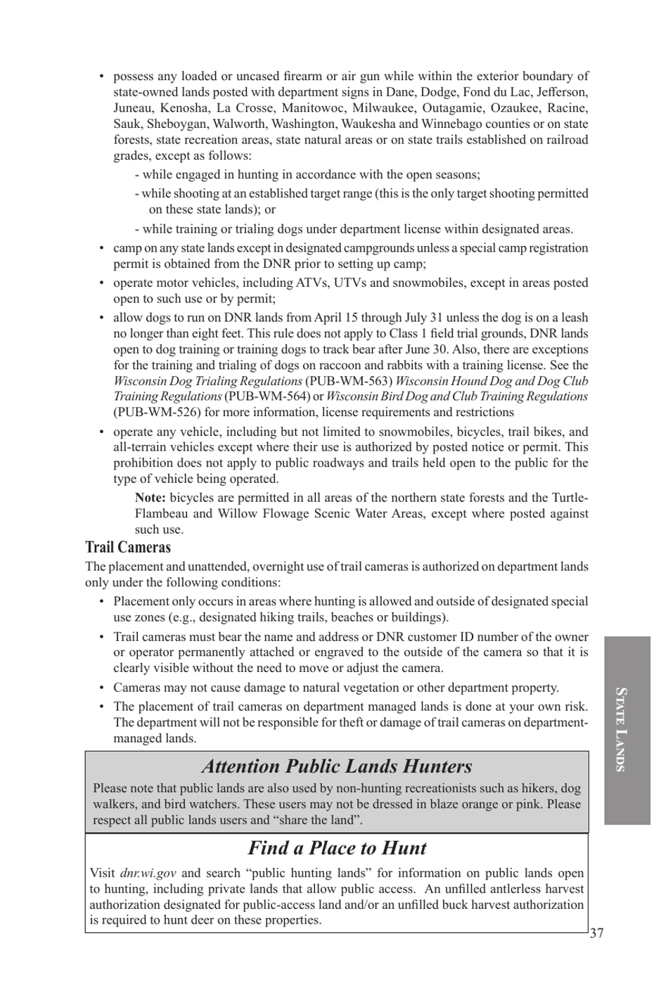 Form PUB-WM-431 Deer Hunting Regulations - Wisconsin, Page 38