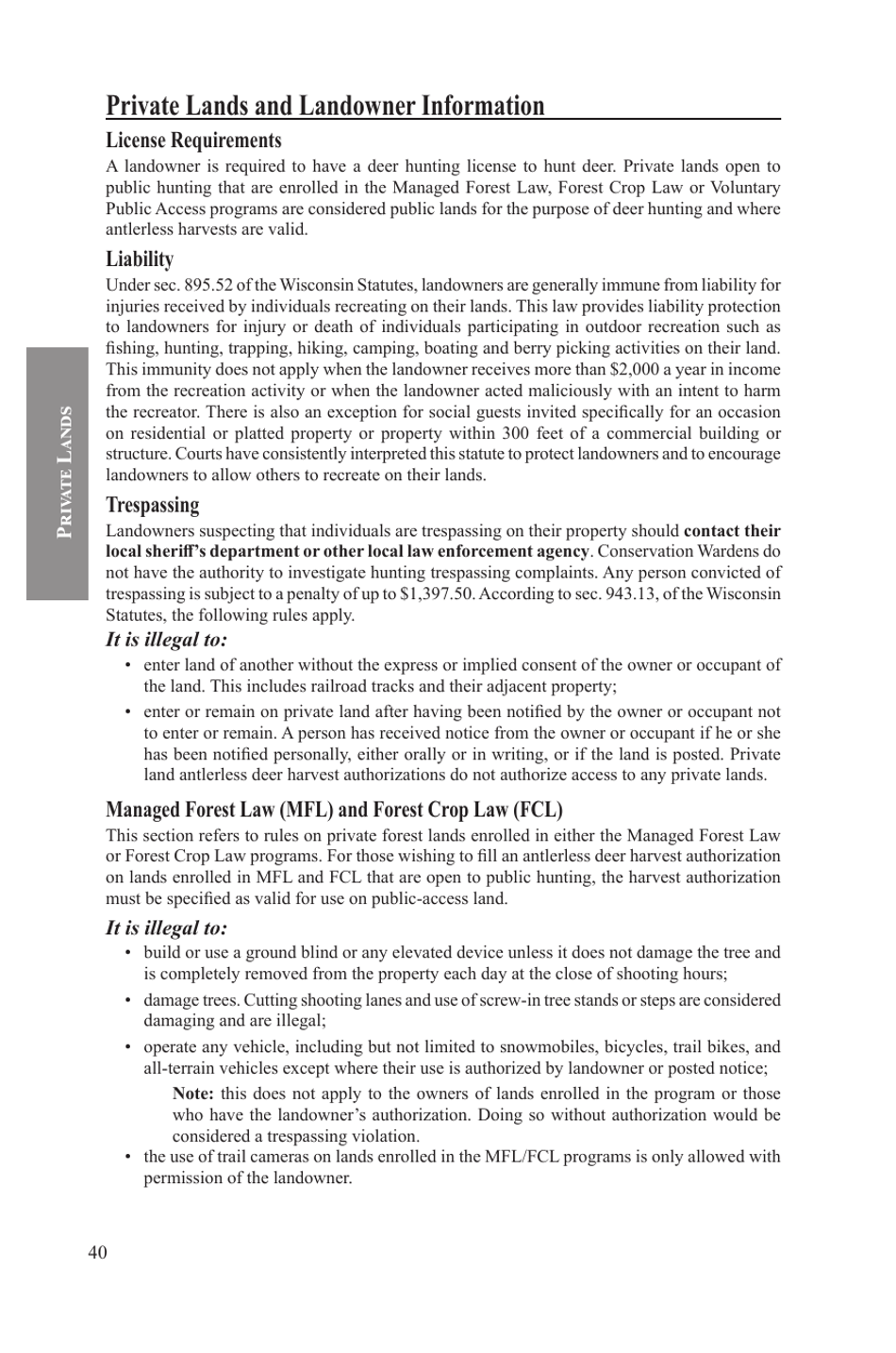 Form PUB-WM-431 Deer Hunting Regulations - Wisconsin, Page 41