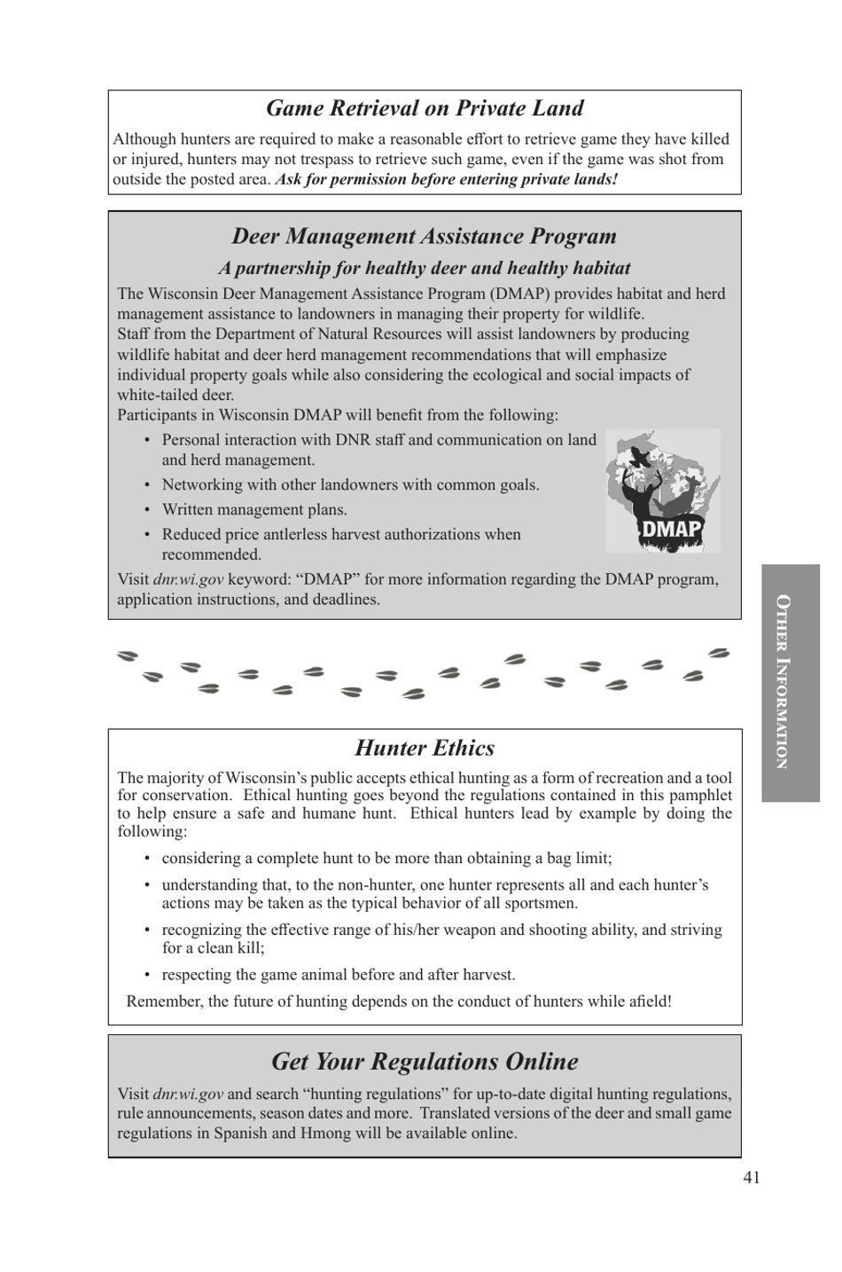 Form PUB-WM-431 Deer Hunting Regulations - Wisconsin, Page 42