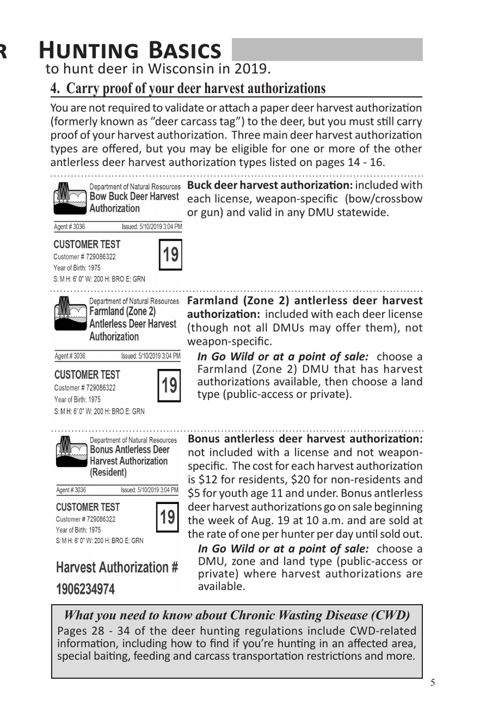 Form PUB-WM-431 Deer Hunting Regulations - Wisconsin, Page 6