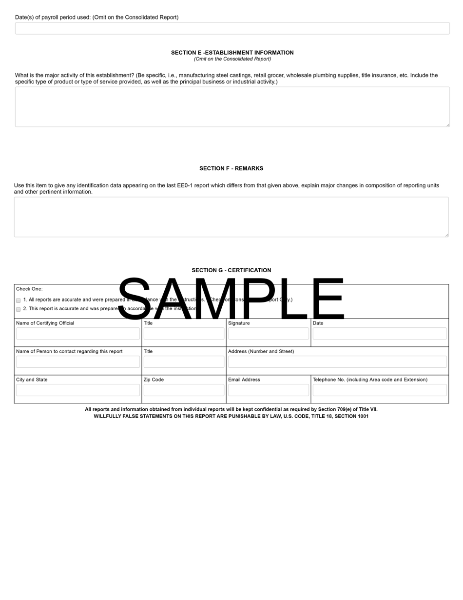 Component 1 and 2 of EEO-1 Report, Page 8