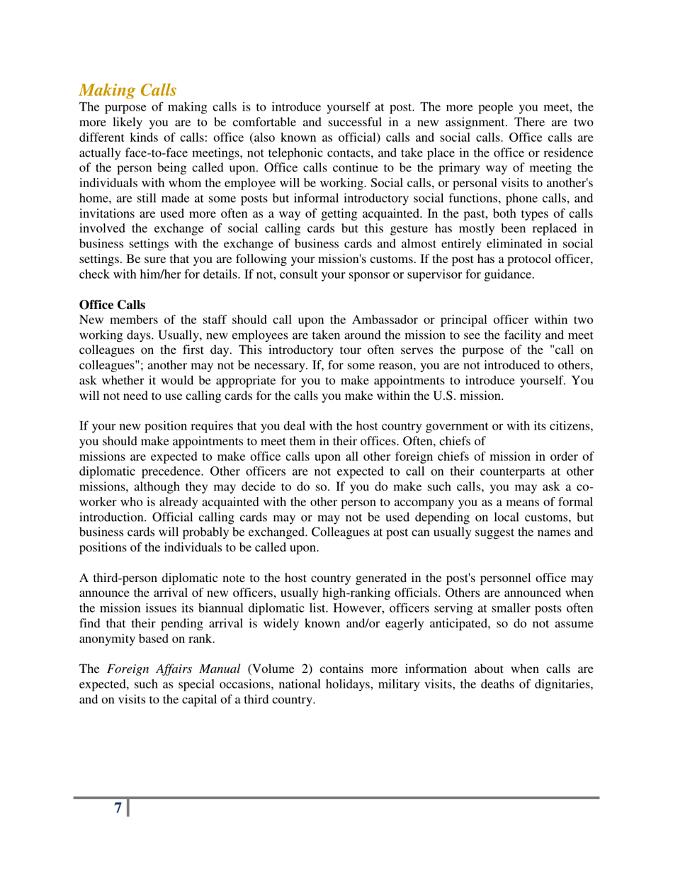 Protocol for the Modern Diplomat, Page 10