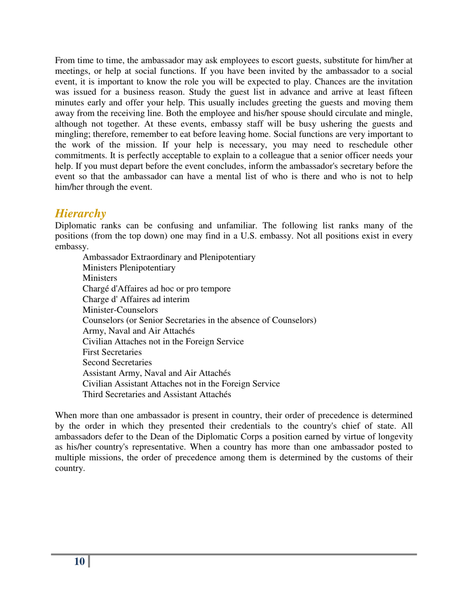 Protocol for the Modern Diplomat, Page 13