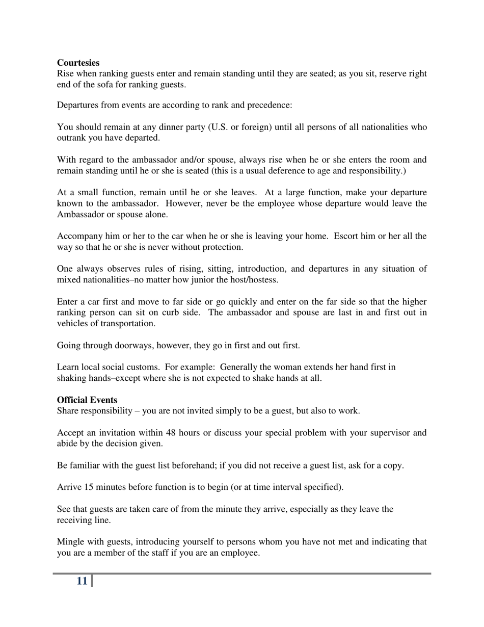 Protocol for the Modern Diplomat, Page 14