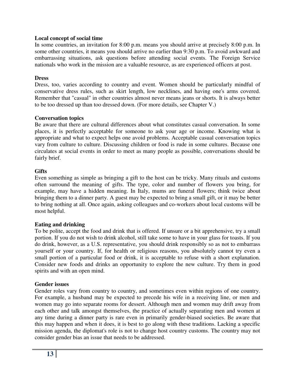 Protocol for the Modern Diplomat, Page 16