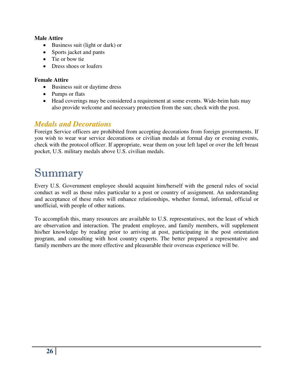 Protocol for the Modern Diplomat, Page 29