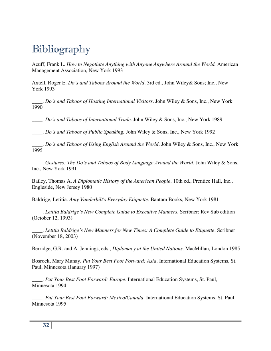 Protocol for the Modern Diplomat, Page 35