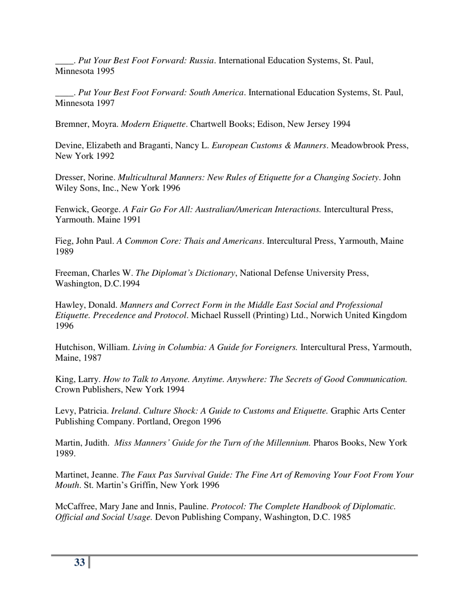Protocol for the Modern Diplomat, Page 36