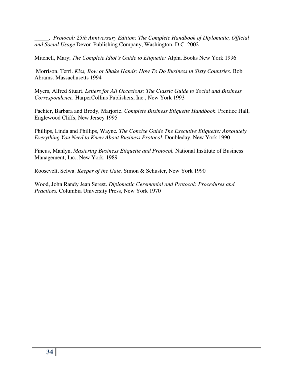 Protocol for the Modern Diplomat, Page 37