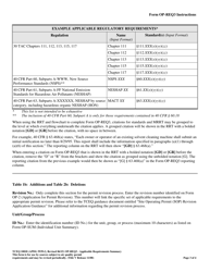 Form OP-REQ3 (TCEQ-10018) Applicable Requirements Summary - Texas, Page 3