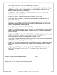 DHEC Form 3589 Project Construction Summary for Equivalency Projects - South Carolina, Page 2