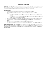 DHEC Form 3586 Official Designation and Signature Form - South Carolina, Page 2