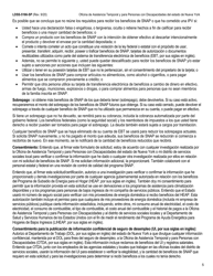Formulario LDSS-5166 Solicitud/Recertificacion Para Los Beneficios Del Programa De Asistencia Nutricional Suplementaria (Snap) - New York (Spanish), Page 7