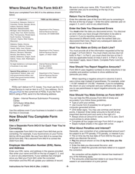 Instructions for IRS Form 943-X Adjusted Employer&#039;s Annual Federal Tax Return for Agricultural Employees or Claim for Refund, Page 5