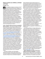 Instrucciones para IRS Formulario 7200(SP) Anticipo De Pago De Creditos Del Empleador Debido Al Covid-19 (Spanish), Page 8