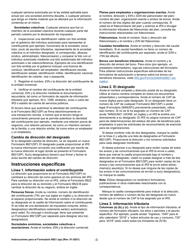 Instrucciones para IRS Formulario 8821 Autorizacion Para Recibir Informacion Tributaria (Spanish), Page 3