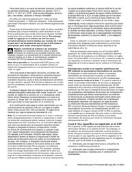 Instrucciones para IRS Formulario 8821 Autorizacion Para Recibir Informacion Tributaria (Spanish), Page 4