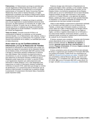 Instrucciones para IRS Formulario 8821 Autorizacion Para Recibir Informacion Tributaria (Spanish), Page 6